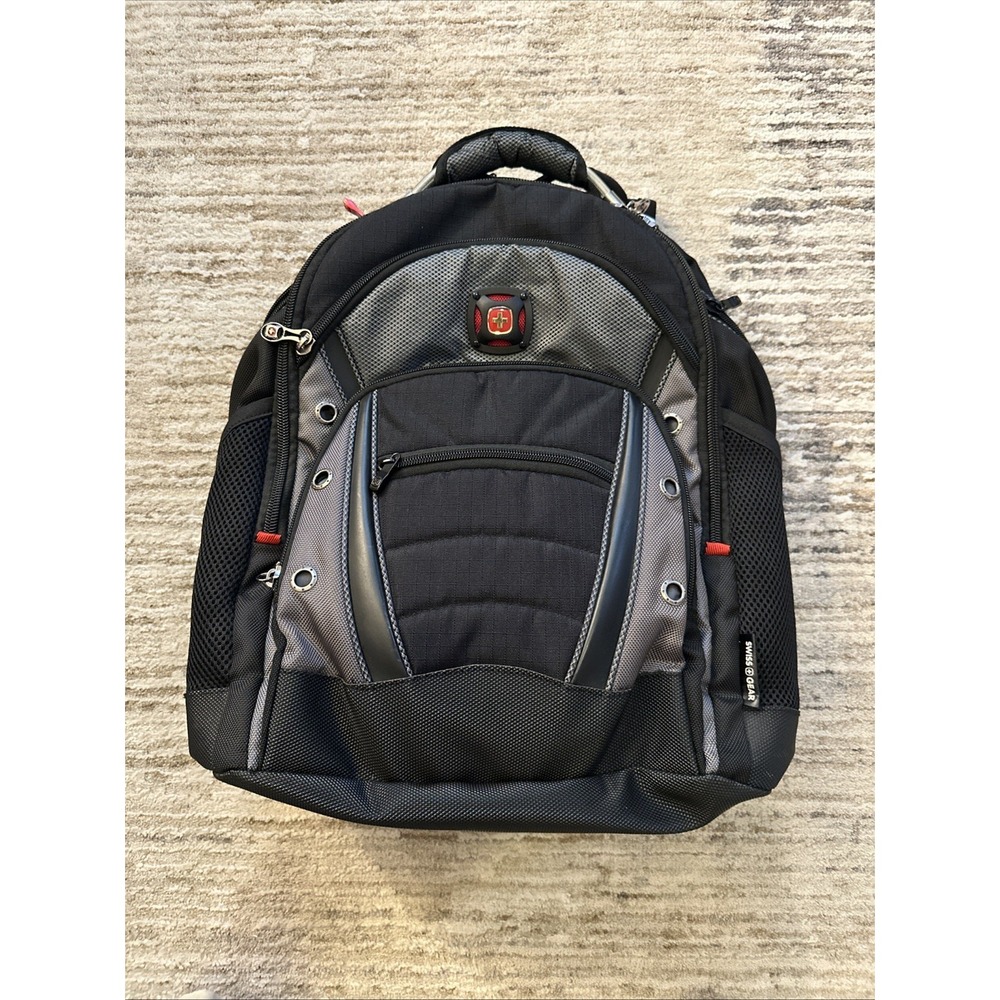 Swiss Gear Wenger Synergy Backpack Fits 16in Business Pro Black/Gray Excellcent